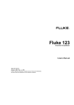 Fluke 123 - RS Components International