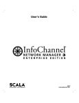 Scala InfoChannel Network Manager 3 Enterprise Edition User`s