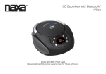 CD Boombox with Bluetooth® Instruction Manual