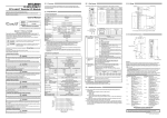 CL2X16-D1MJ1V CC-Link/LT Remote I/O Module User`s Manual