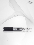 STEAM STM-2 User Manual - STEAM Electronic Cigarettes