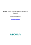 DA-681 Series Embedded Computer User`s Manual