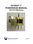 PAT-PH-7000 Patriot Powerhead Manual