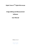 Image Editing and Measurement Software User Manual