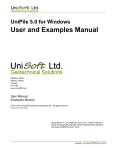 343 UniPile User and Examples Manual
