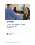 E-Verify Quick Reference for Employer Agents