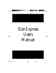 Size Express Users Manual