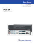 DMP 64 User`s Manual
