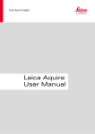 Leica Aquire User Manual