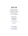 Graphics Board User`s Manual