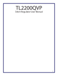 LCD Regulator Manual - Juki America