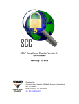 SCAP Compliance Checker Version 3.1 for Windows February 12