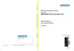 CJ-series PROFINET I/O Controller Unit Operation Manual for