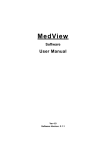Medview Software User Manual Ver 4.0 for
