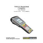 7530 G2 Hand-Held Computer User Manual