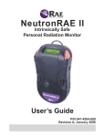 RAE Systems - NeutronRAE II manual (Rev. A