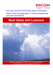 Real Ideas and Lessons