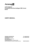 AcPC4610 User`s Manual