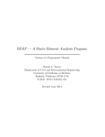 FEAP Programmer Manual - Department of : Civil and