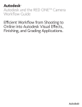 Autodesk® Autodesk and the RED ONE™ Camera Workflow Guide