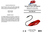 Model ATD3698 Refrigerant Gas Leak Detector User Manual