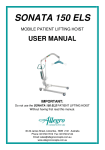 Sonata 150 ELS User Manual