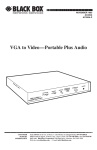 VGA to Video—Portable Plus Audio