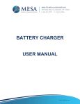 BATTERY CHARGER USER MANUAL