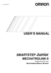 USER`S MANUAL SMARTSTEP Junior