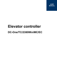 TimeLox User manual elevator controll