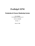 ProHelp EPM User`s Manual