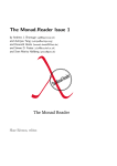 The Monad.Reader Issue 1