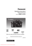 Panasonic Lumix DMC-G1 User Guide Manual pdf