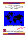 Snowmelt Runoff Model (SRM) User`s Manual