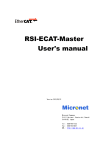 RSI-ECAT-Master User`s manual