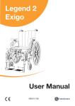 User manual Legend 2 Exigo