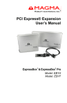 PCI Express® Expansion User`s Manual ExpressBox
