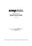 Cropdata Quickstart Guide