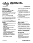 Replacement Part List
