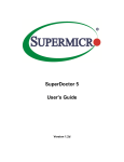 SuperDoctor 5 User`s Guide