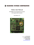 Helios User Manual - Diamond Systems Corporation