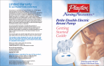 Petite Double Electric Breast Pump Getting Guide Started