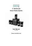 5.1 Multimedia Home Theater System User Manual