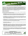 CC Burner Series Instruction Sheet