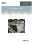 Marley Sigma Stainless Steel Cooling Tower Engineering Data and