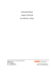 AMS 3220 Transmitter User Manual