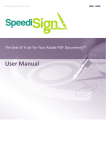 SpeediSign User Manual