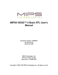 MIPS&reg; SEAD - prpl Foundation wiki