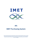 IPS IMET Purchasing System