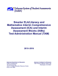 Smarter ELA/Literacy and Mathematics Interim